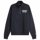 Human Made Men's Half-Zip Sweatshirt in Navy