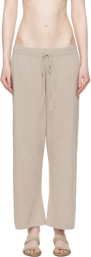 Photo: Lauren Manoogian Taupe Capri Lounge Pants