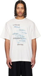 YOHJI YAMAMOTO Off-White 30/- Combed Plain Stitch Short Sleeve T-shirt