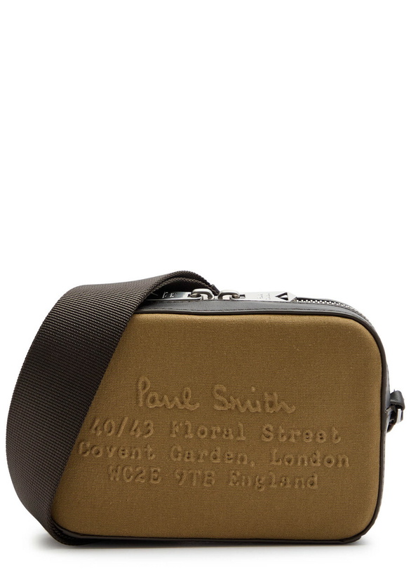 Photo: Paul Smith Flight Logo Canvas Cross-body bag - Brown - One Size