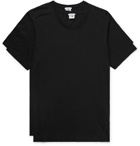 NN07 - Two-Pack Pima Cotton-Jersey T-Shirts - Black