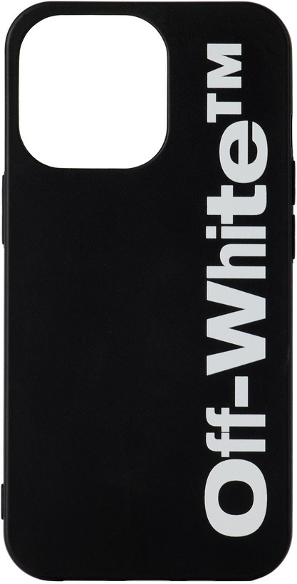 Photo: Off-White Black Squashed Off iPhone 13 Pro Case