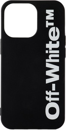 Off-White Black Squashed Off iPhone 13 Pro Case