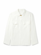 Lardini - Linen-Blend Overshirt - White