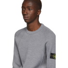 Stone Island Grey Wool Sweater