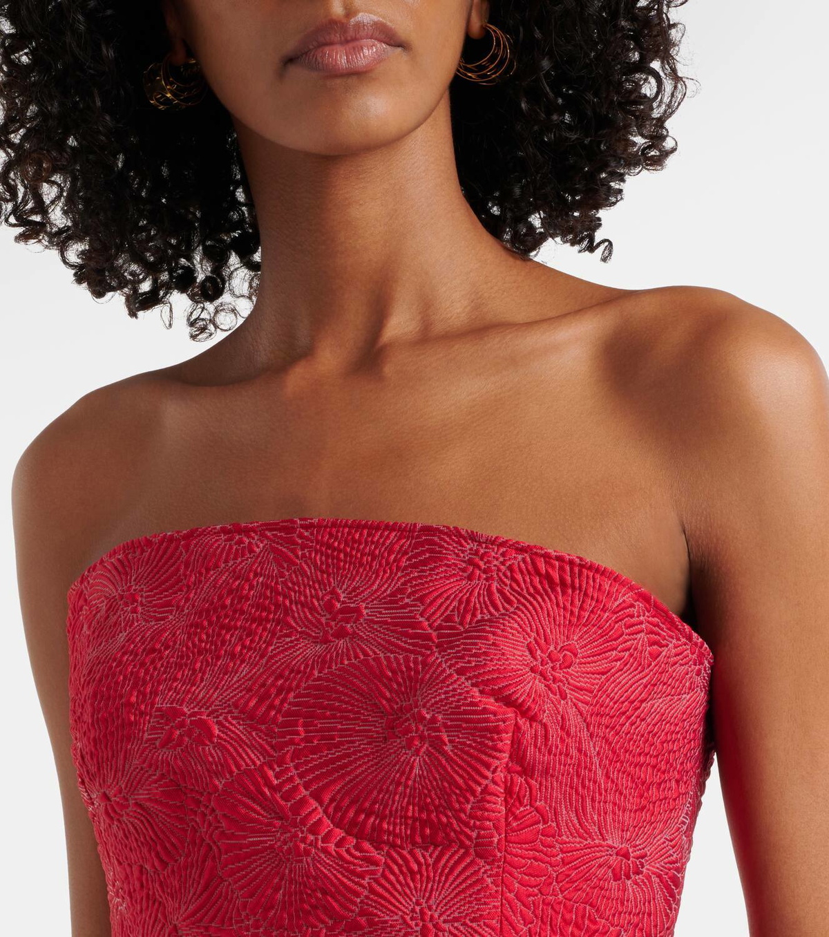 MAX MARA ワンピース Trani off-shoulder cotton 971665 MAX MARA ワンピース Trani off-shoulder cotton 971665