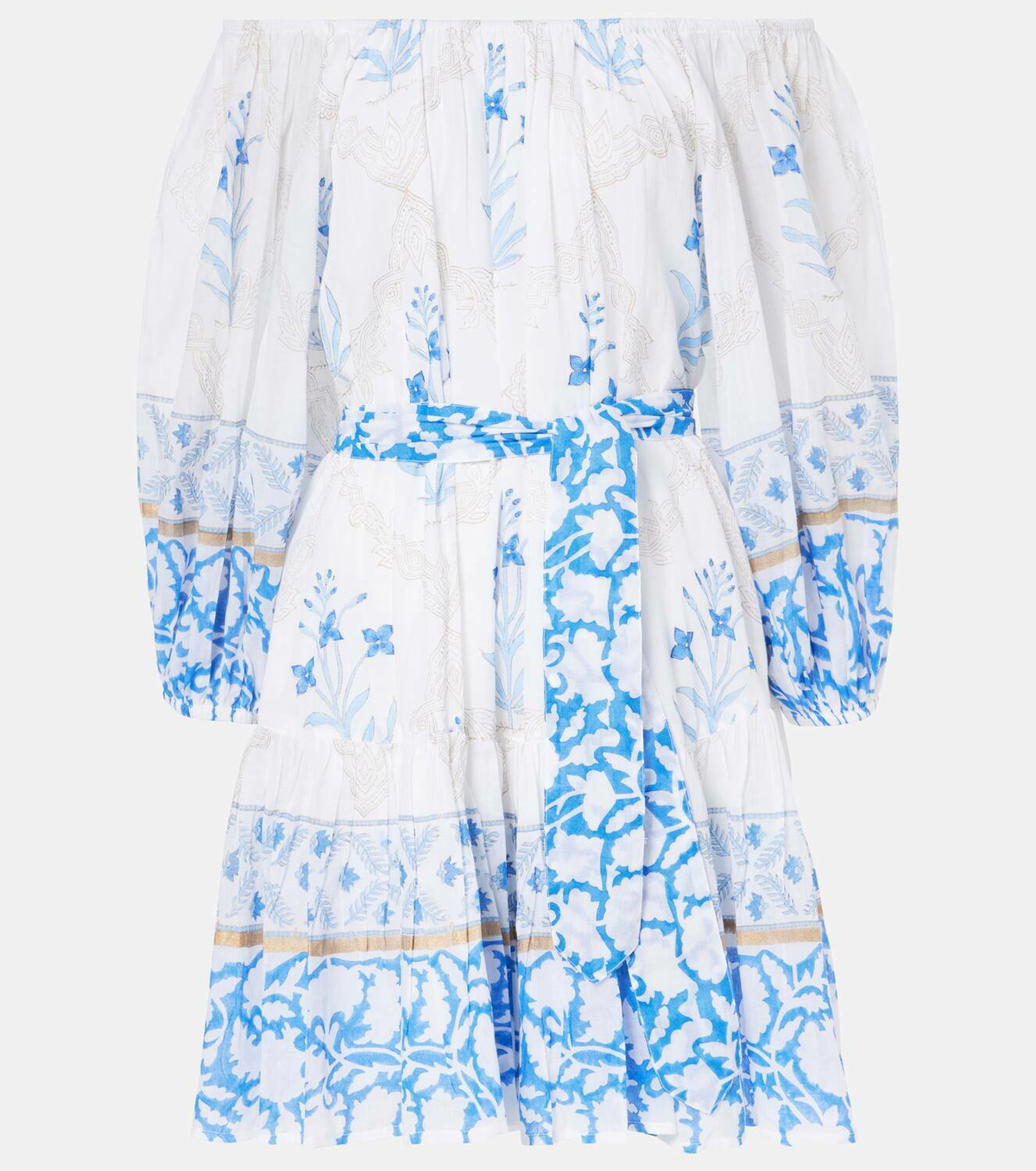 juliet dunn beach dress Juliet Dunn | Poplin Floral Low Back Dress 
