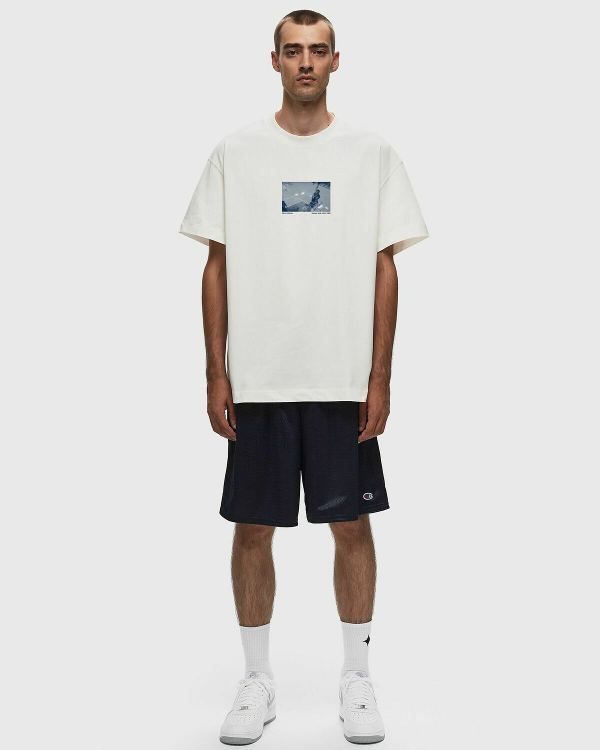 Bstn Brand Screenshot Tee White Shortsleeves