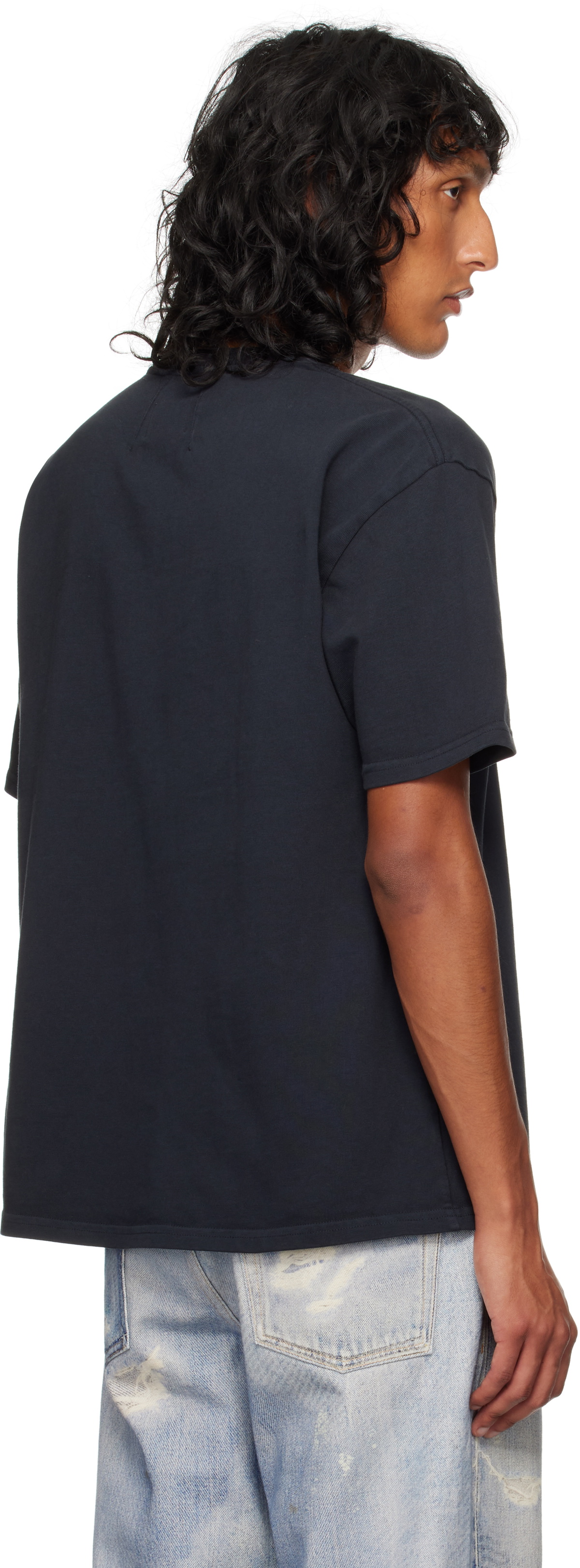 Rhude Black Bordeaux Grand T-shirt Rhude