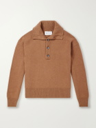 AMI PARIS - Merino Wool Sweater - Brown