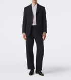 The Row Tavel pleated wool and cashmere straight pants