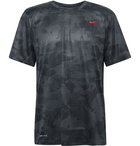 Nike Training - Legend Camouflage-Print Dri-FIT T-Shirt - Gray