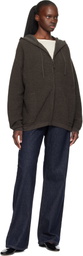Lauren Manoogian Gray Fine Terry Hoodie