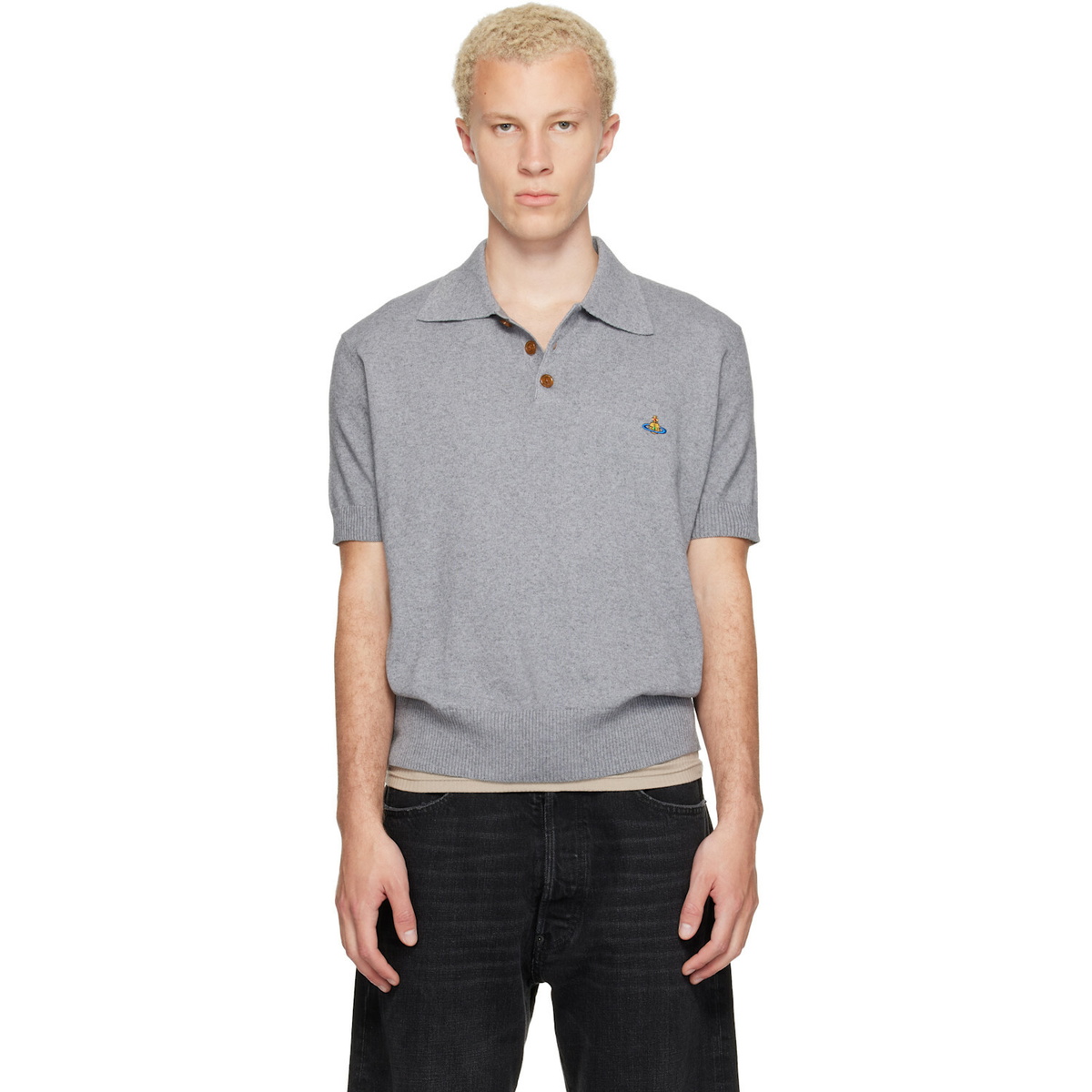 Vivienne Westwood Gray Mark Polo