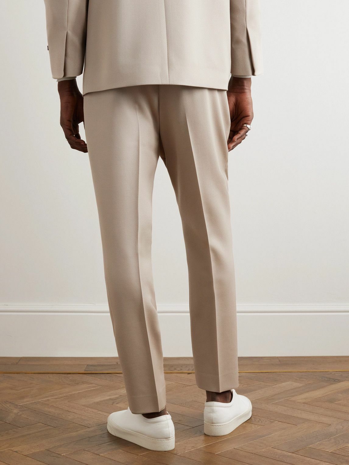 Fear of God - Eternal Slim-Fit Pleated Cavalry Wool-Twill Suit Trousers -  Neutrals