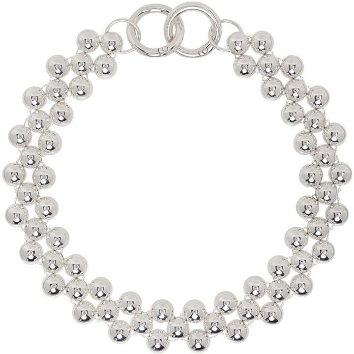Photo: Lorette Colé Duprat Silver Trinity 6 Ras De Cou Choker Necklace