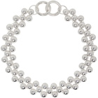 Lorette Colé Duprat Silver Trinity 6 Ras De Cou Choker Necklace