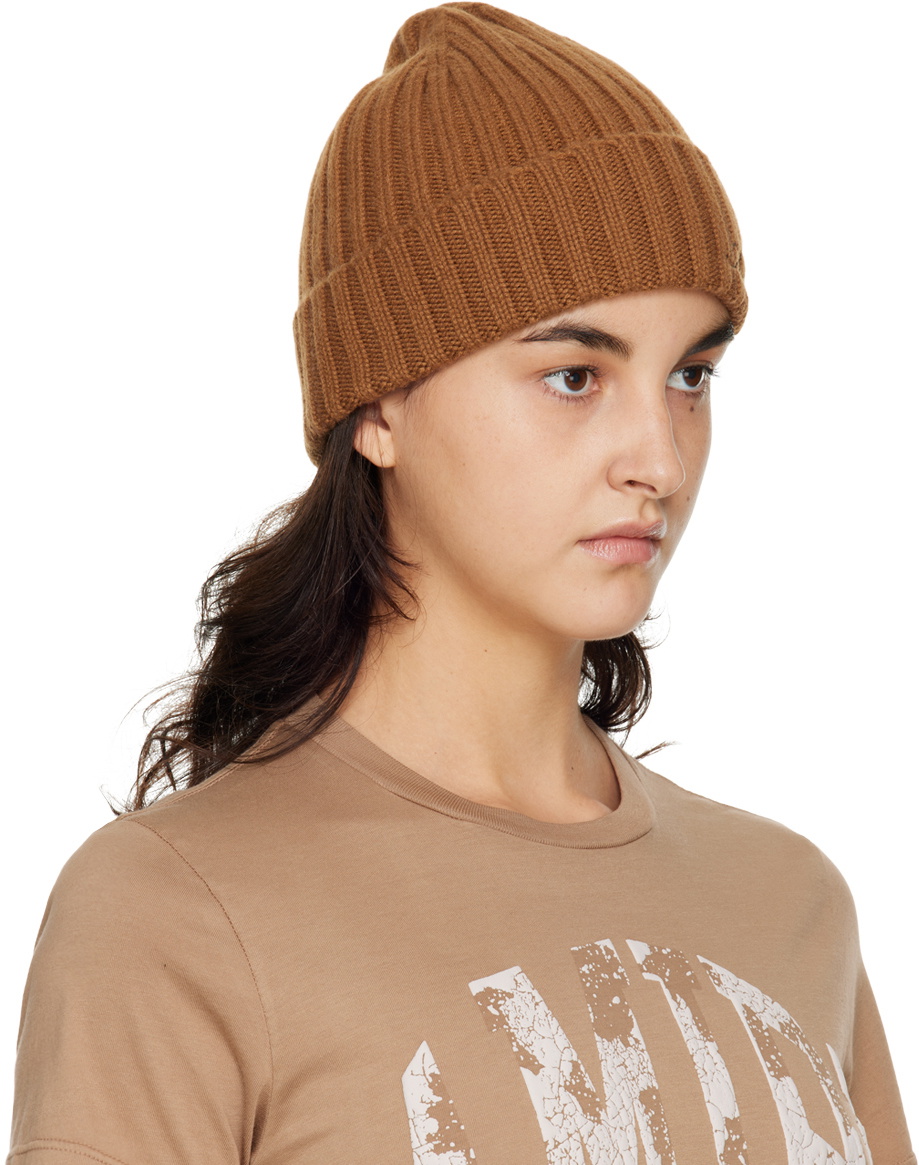 AMIRI Tan Script Beanie Amiri