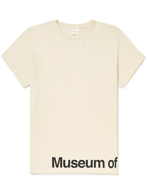 Photo: Museum Of Peace & Quiet - Logo-Print Cotton-Jersey T-Shirt - Neutrals