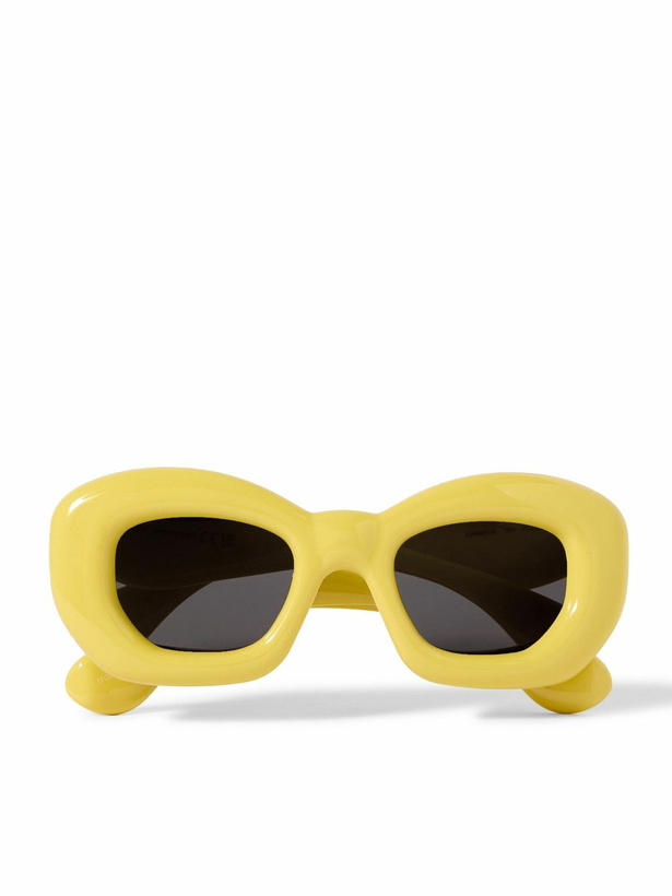 Photo: LOEWE - Inflated Square-Frame Acetate Sunglasses