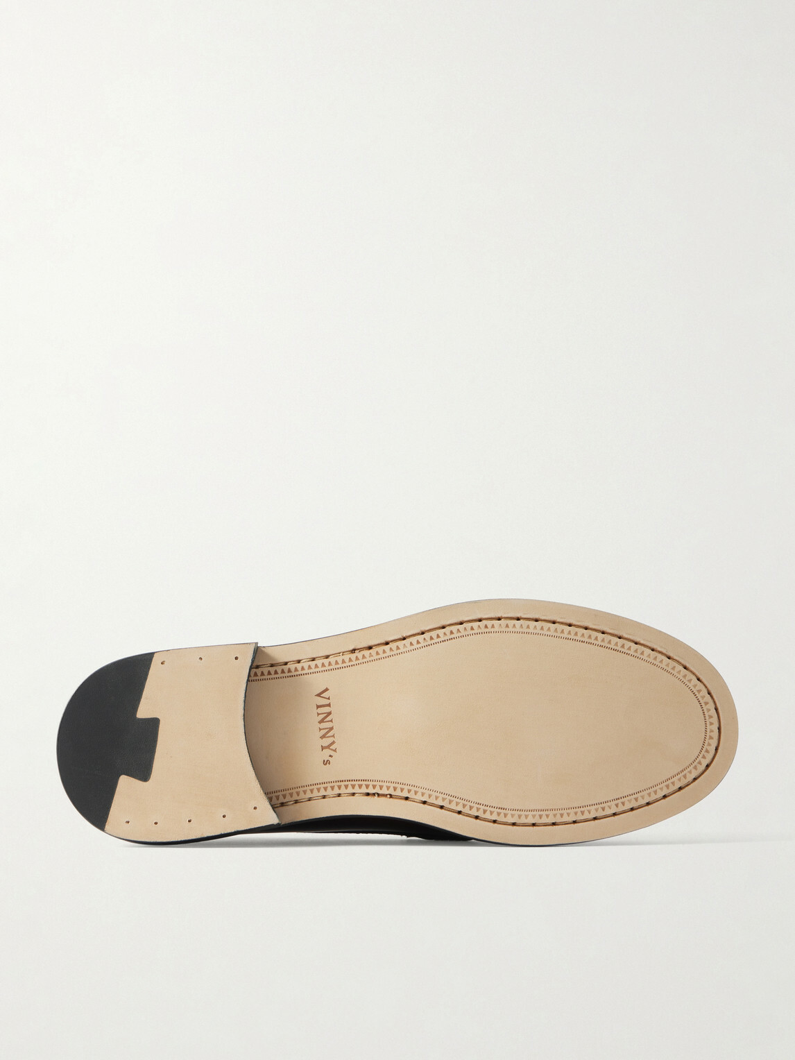 VINNY's - Yardee Polished-Leather Penny Loafers - Burgundy