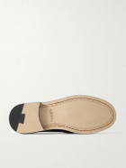 VINNY's - Yardee Polished-Leather Penny Loafers - Burgundy