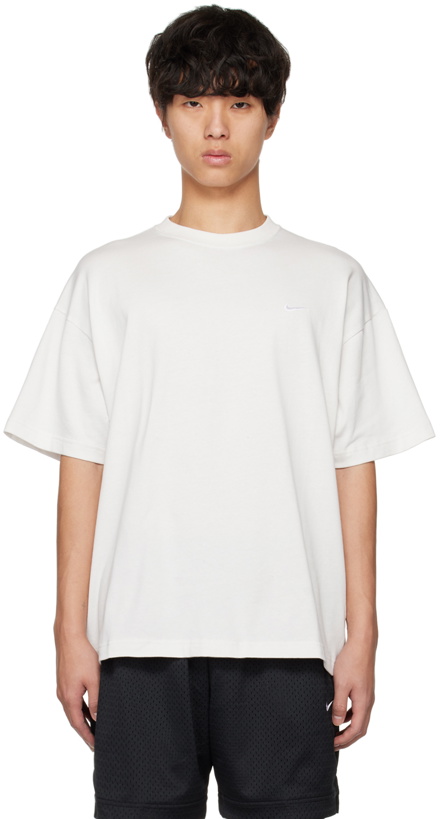 Photo: Nike White Solo Swoosh T-Shirt