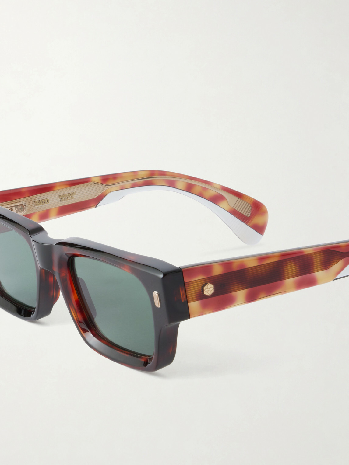 Sato - Sira Square-Frame Tortoiseshell Acetate Sunglasses