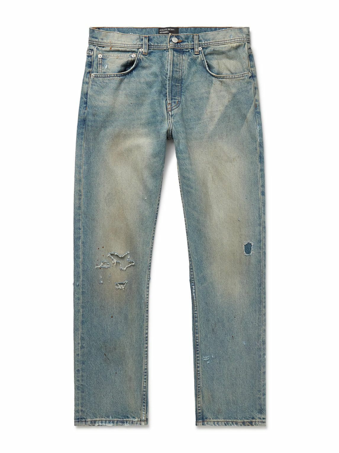 Enfants Riches Deprimes デニム ジーンズ 31 Enfants Riches Déprimés Bootcut Jeans | Blue | FARFETCH CA