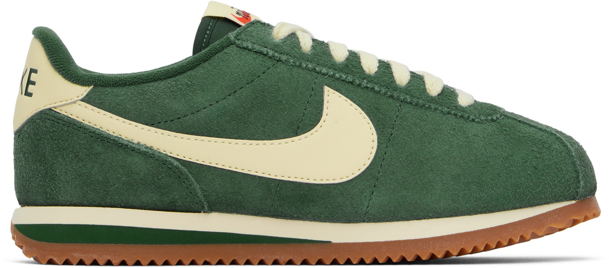 ★Nike★ Cortez Vintage Suede W Vintage Green Gum Medium Bro Women's Nike Cortez Vintage Suede Casual Shoes | JD Sports