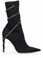 RENÉ CAOVILLA 105mm Knit & Crystals Sock Boots