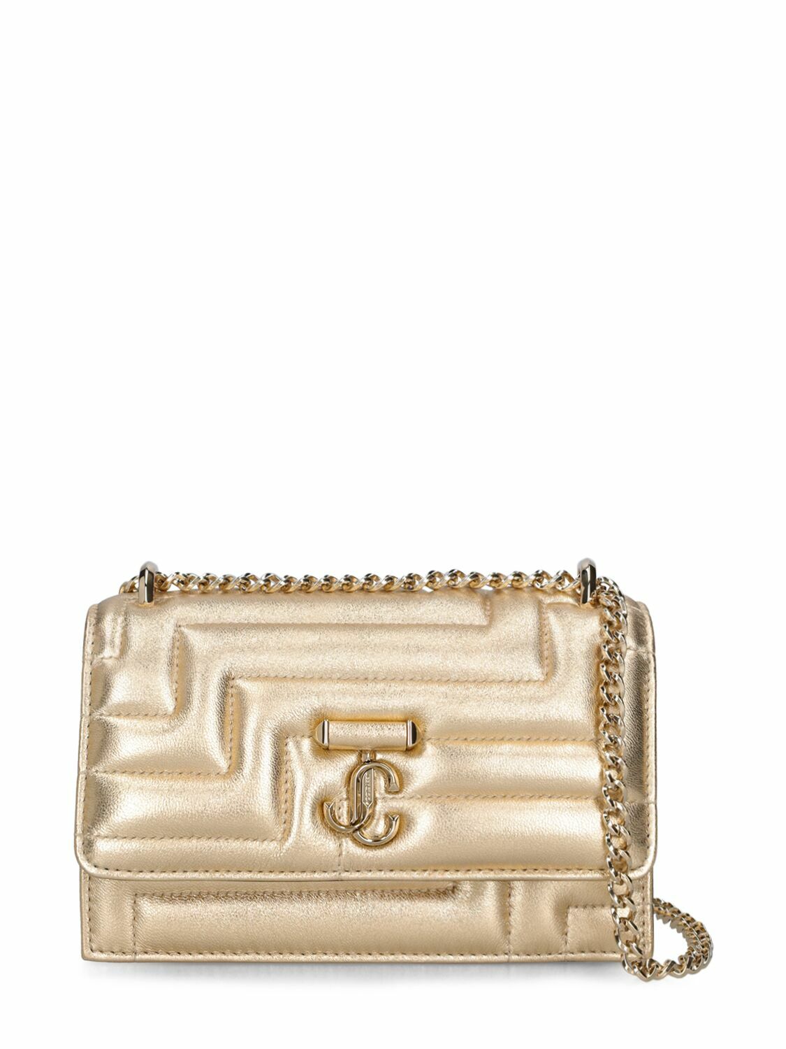 JIMMY CHOO - Bohemia Quilted Metallic Shoulder Bag