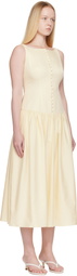 Mirror Palais Yellow Kissing Booth Midi Dress