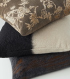 The House of Lyria Angaria wool-blend cushion