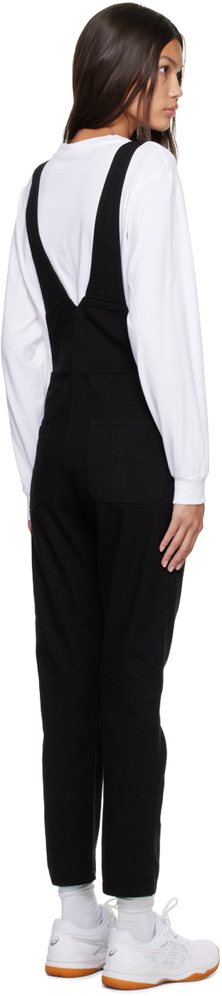 Carhartt Work In Progress Black Bib Overalls