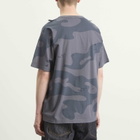 Stone Island Men's Camouflage T-Shirt in Blue Grey