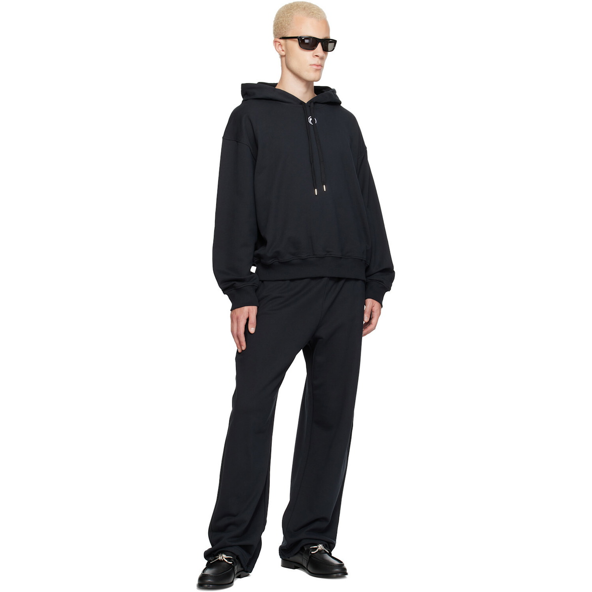 Marine Serre Black Moon Logo Sweatpants
