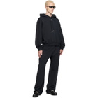 Marine Serre Black Moon Logo Sweatpants