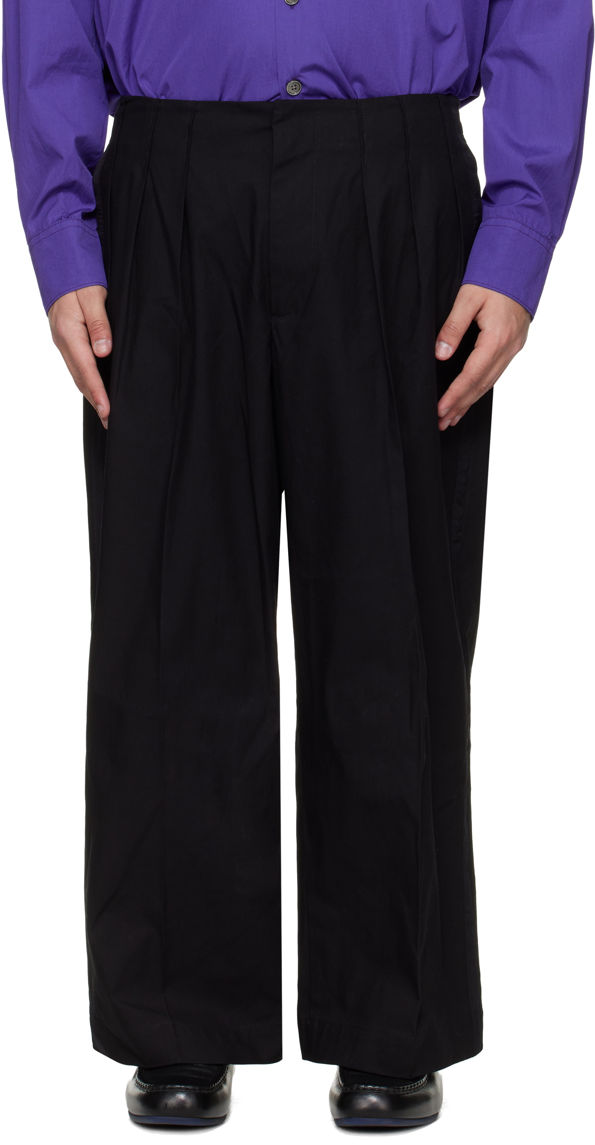 Toogood Black 'The Magician' Trousers