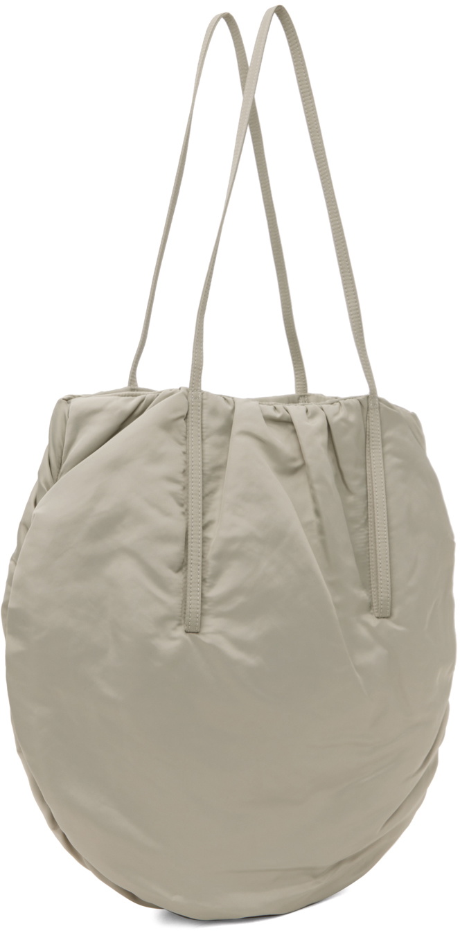 LOW CLASSIC Gray Shirring String Bag