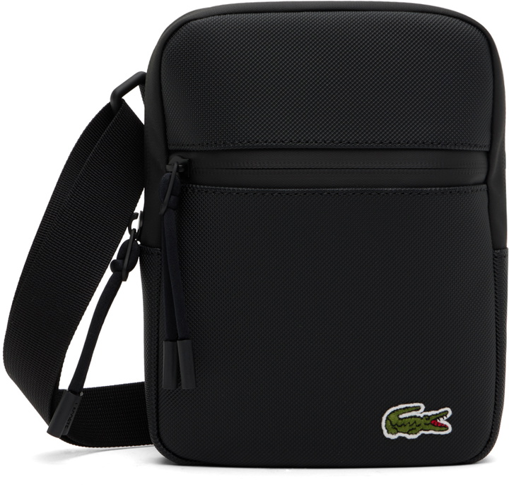 Photo: Lacoste Black Embroidered Bag