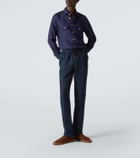 Kiton Linen straight pants