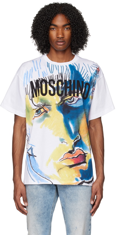 Photo: Moschino White Oversized T-Shirt