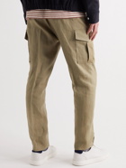 Paul Smith - Gents Tapered Linen Cargo Trousers - Green