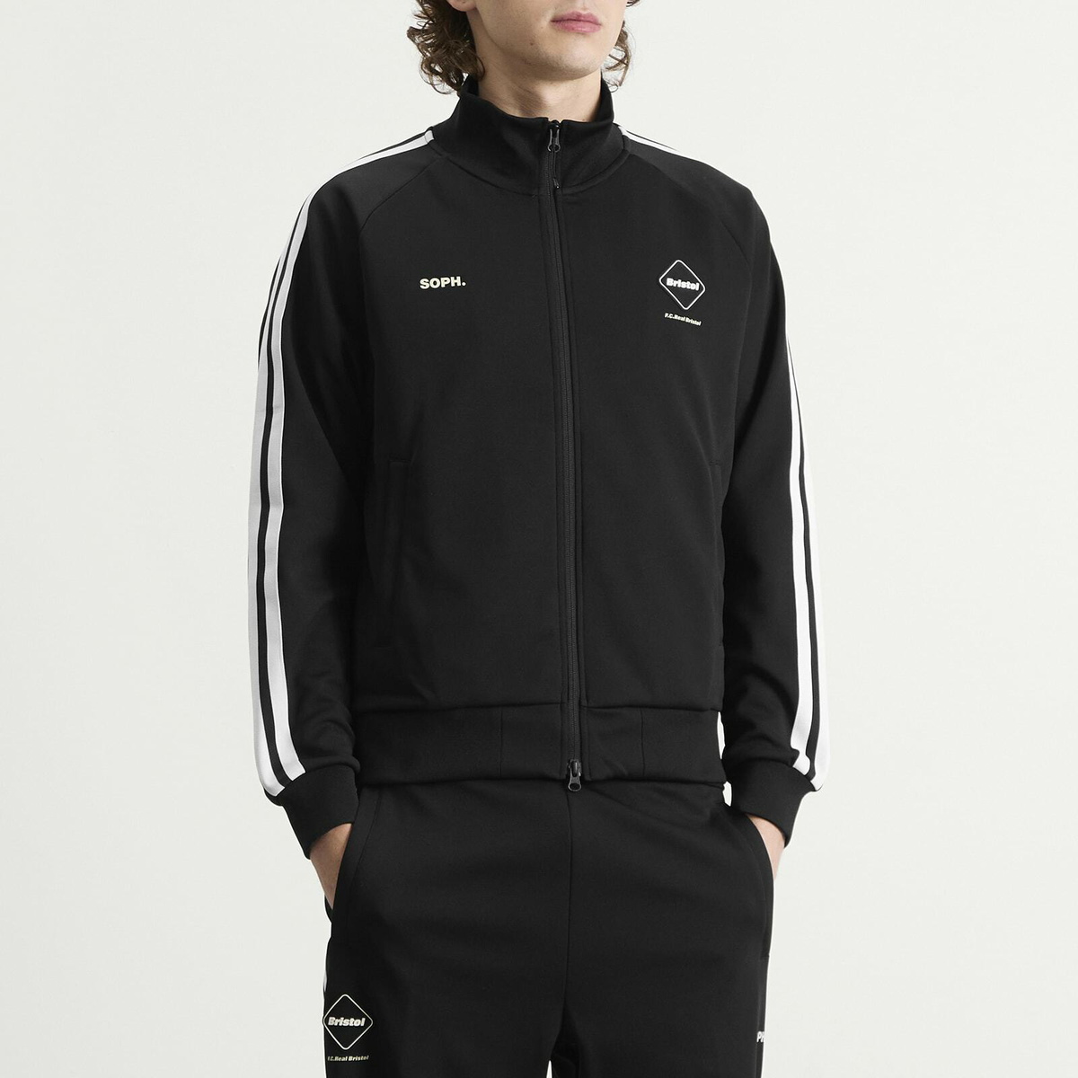 F.C. Real Bristol Men's Training Track Jacket in Black