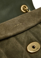 Coach Tabby 26 Quilted Suede Shoulder bag - Olive - One Size