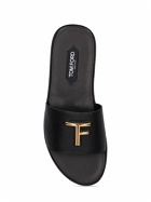 TOM FORD - Logo Smooth Leather Sandals