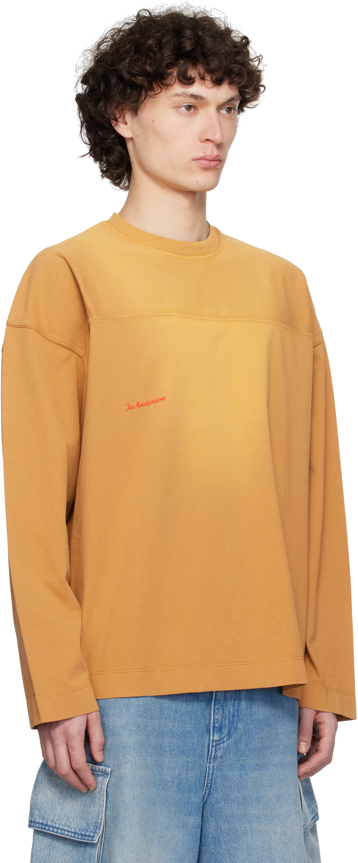 JW Anderson Orange Long Sleeve T-shirt JW Anderson