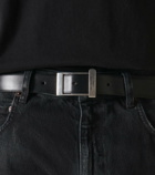 Balenciaga Logo leather belt
