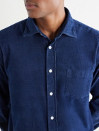 Hartford - Paul Cotton-Flannel Shirt - Blue